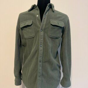 Gap Kids Fleece Shirt Jacket - New Vintage Green